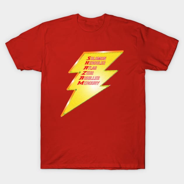 Shazam t shirt deals
